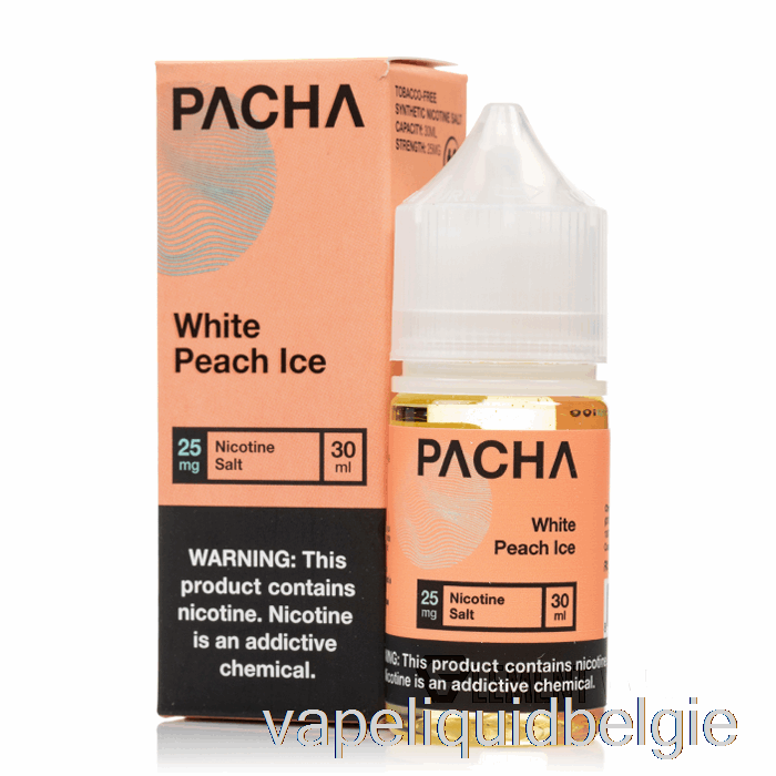 Vape België Witte Perzikijs - Pachazouten - 30ml 25mg